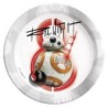 8 ASSIETTES STAR WARS BB8 23CM