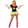 DEGUISEMENT FEMME PARTY 80 FLUO TAILLE L DEGUISEMENT FEMME PARTY 80 FLUO TAILLE L