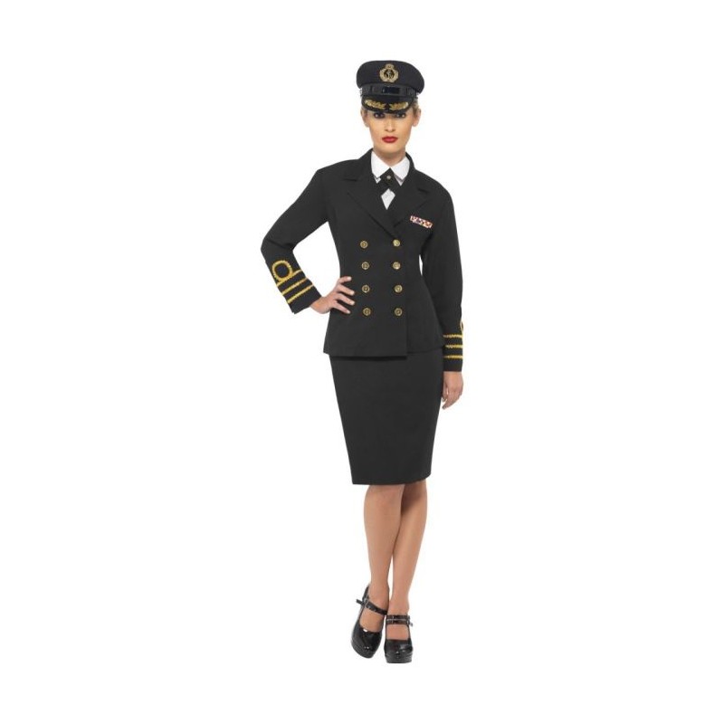 DEGUISEMENT NAVY OFFICIER FEMME TAILLE M