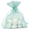 10 SACHETS ORGANZA PETIT MODELE MENTHE