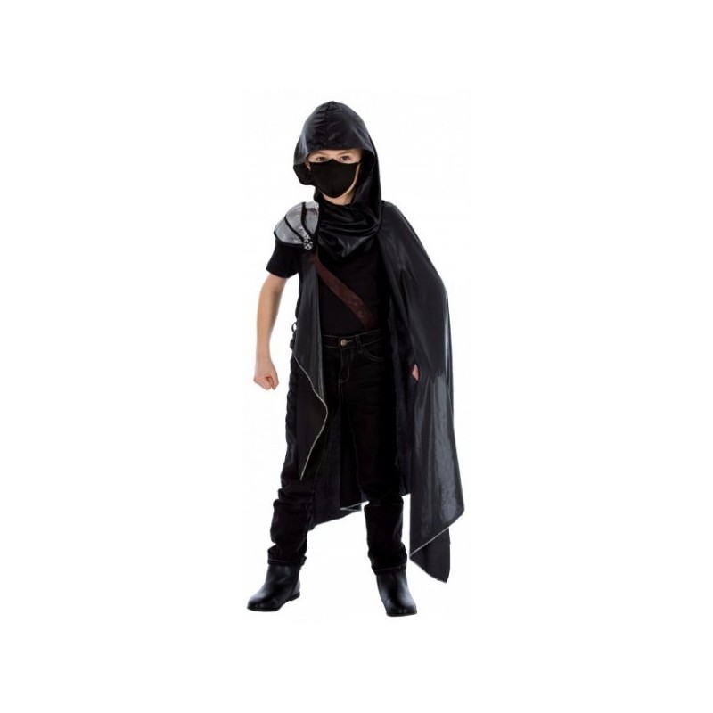 DEGUISEMENT NINJA NOIR TAILLE 8 ANS DEGUISEMENT NINJA NOIR TAILLE 8 ANS