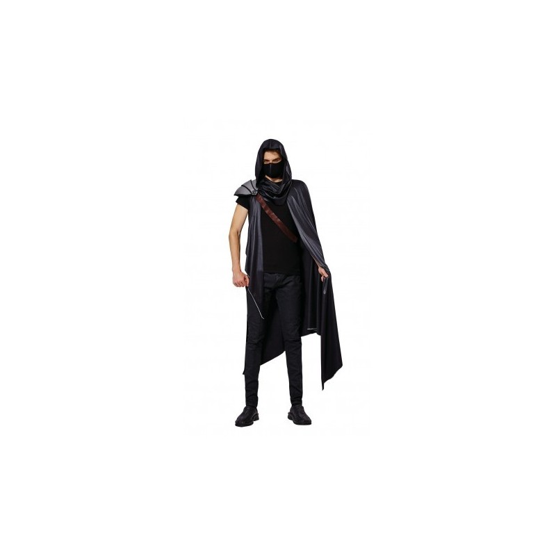 DEGUISEMENT NINJA NOIR TAILLE UNIQUE  DEGUISEMENT NINJA NOIR TAILLE UNIQUE