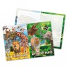 8 CARTES D'INVITATIONS ANIMAUX DE LA JUNGLE SAFARI