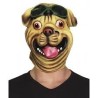 MASQUE CHIEN BOULEDOGUE AVEC LUNETTES LATEX