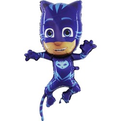 BALLON METALLIQUE PJMASK CATBOY BLEU 90 CM