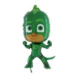 BALLON METALLIQUE PJMASK GEKKO VERT 90 CM