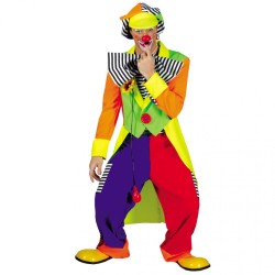 DEGUISEMENT CLOWN FLUO OLAF TAILLE 48/50