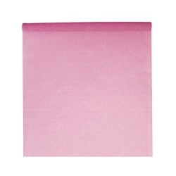 NAPPE EN ROULEAU UNIE TISSU NON TISSE POLYESTER ROSE 1,20M X 10 M