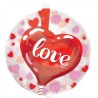 BALLON DANS UN BALLON COEUR ROUGE LOVE 60 CM