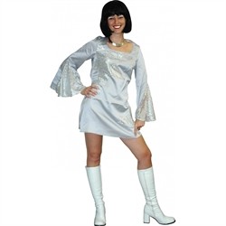 DEGUISEMENT ROBE/ TOUR DE COU DISCO DANCER TAILLE 42/44