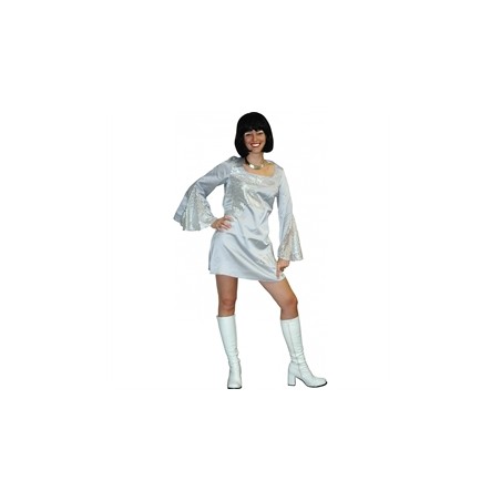 DEGUISEMENT ROBE/ TOUR DE COU DISCO DANCER TAILLE 42/44