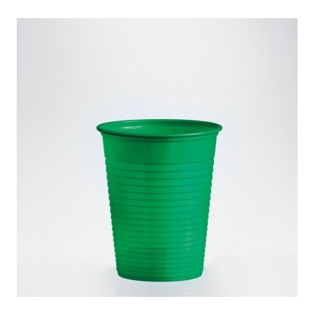 50 GOBELETS PLASTIQUE VERT 