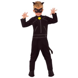 DEGUISEMENT  MIRACULOUS CHAT  NOIR TAILLE 5-6 ANS