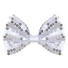 NOEUD PAPILLON PAILLETTE ARGENTE NOEUD PAPILLON PAILLETTE ARGENTE