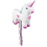 PINATA LICORNE BLANCHE A TAPER OU A TIRER