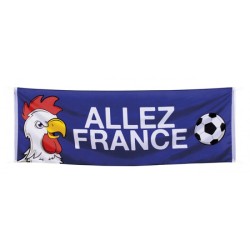 BANNIERE DE FACADE POLYESTER ALLEZ FRANCE 74 X 220 CM