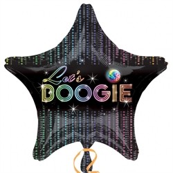 BALLON METALLIQUE ETOILE LET'S BOOGIE 48 CM