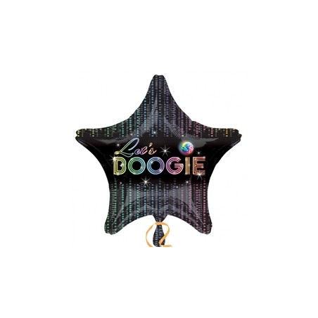 BALLON METALLIQUE ETOILE LET'S BOOGIE 48 CM