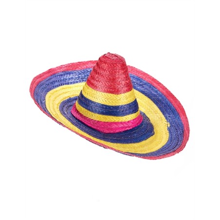 SOMBRERO MULTICOLORE 50 CM 