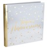 LIVRE D'OR JOYEUX ANNIVERSAIRE BLANC ET OR