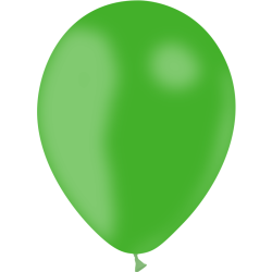 12 BALLONS LATEX 28 CM VERT BALLOONIA