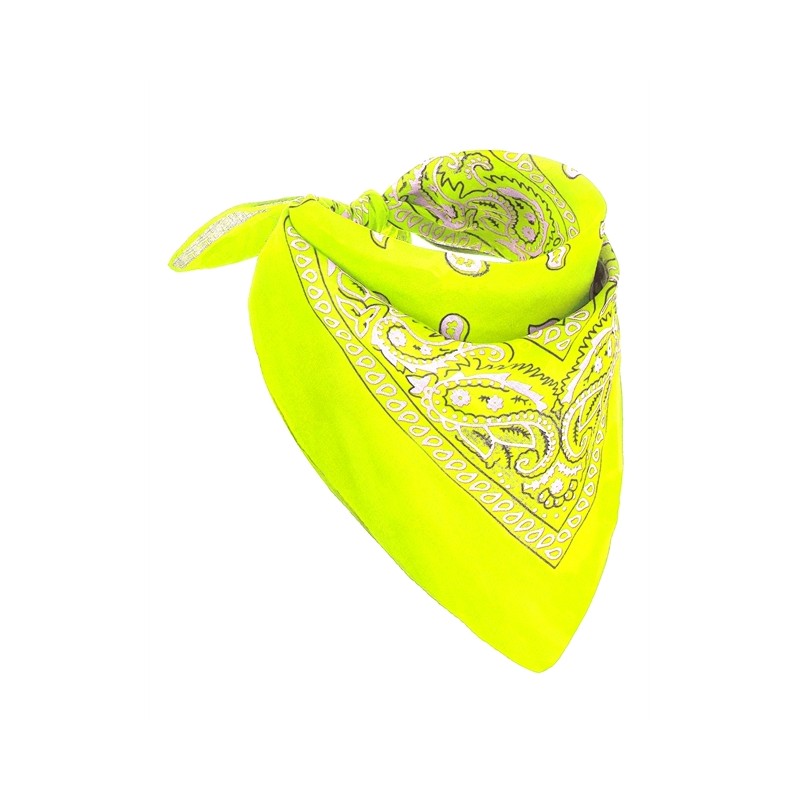 BANDANA JAUNE FLUO 