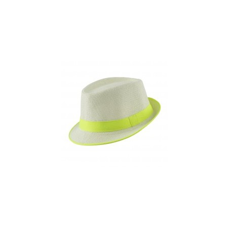 BORSALINO BANDEAU JAUNE FLUO