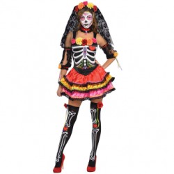 DEGUISEMENT FEMME DAY OF THE DEAD TAILLE XL 