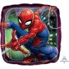 BALLON METALLIQUE CARRE SPIDERMAN  43 CM