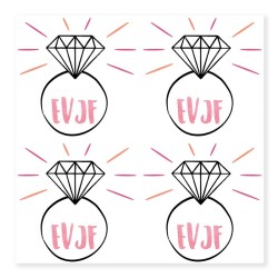 TATOUAGE EPHEMERE ENTERREMENTS VIE DE JEUNE FILLE 