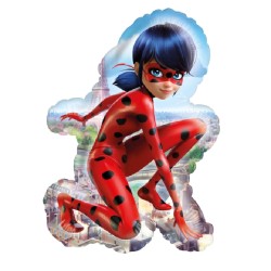 BALLON METALLIQUE LADYBUG MIRACULOUS 55 X 86 CM