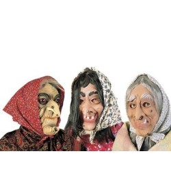 MASQUE DE SORCIERE AVEC GROS NEZ 