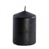 BOUGIE CYLINDRIQUE NOIRE 6 CM X 10 CM 