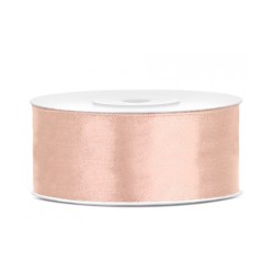 RUBAN  PECHE ROSE GOLD 25 MM X 25 M