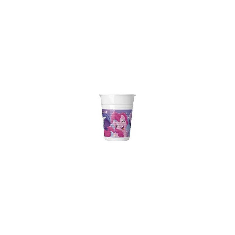 8 GOBELETS MY LITTLE PONY 200 ML