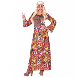 DEGUISEMENT ROBE HIPPY REGGAE LONGUE TAILLE XXL