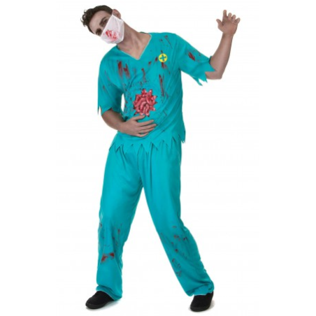 DEGUISEMENT CHIRURGIEN ZOMBI TAILLE XL
