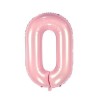 BALLON METALLIQUE CHAINE 80 CM ROSE PALE BALLON METALLIQUE CHAINE 80 CM ROSE PALE