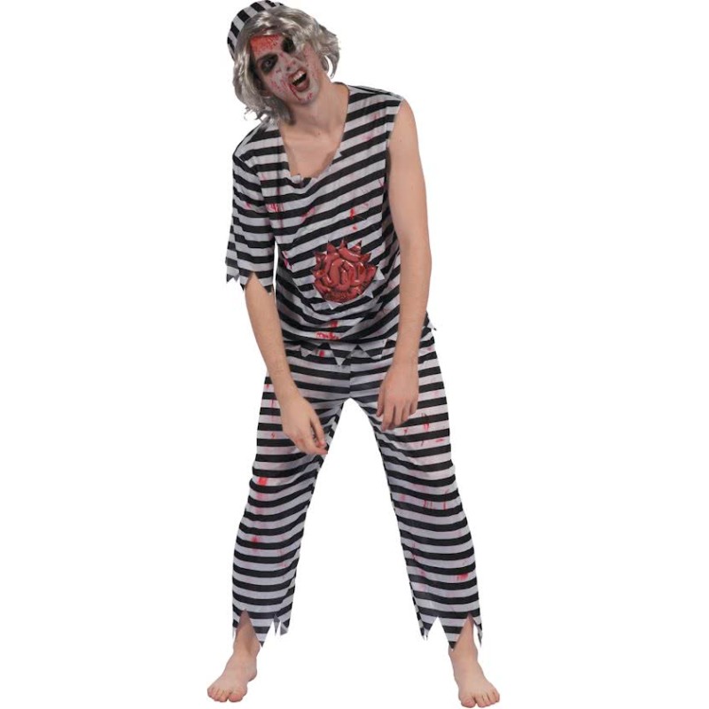 DEGUISEMENT PRISONNIER ZOMBIE TAILLE XL