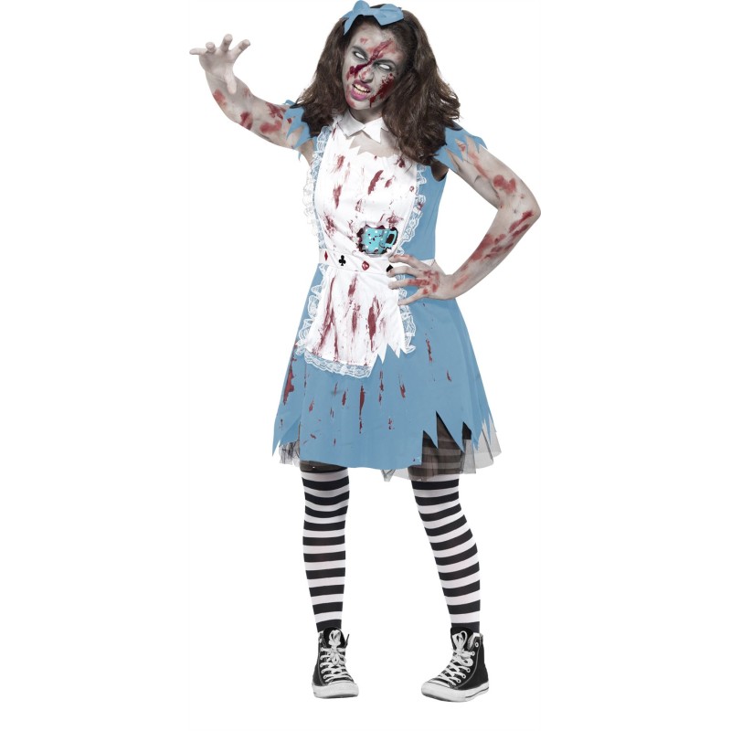 DEGUISEMENT ALICE ZOMBIE TAILLE S