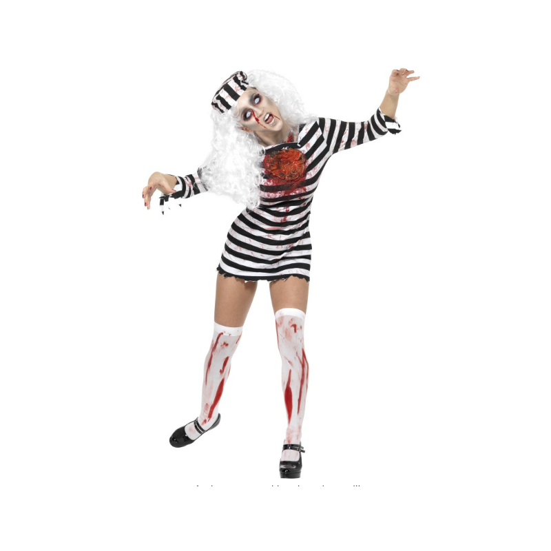 DEGUISEMENT PRISONNIERE ZOMBIE TAILLE M DEGUISEMENT PRISONNIERE ZOMBIE TAILLE M