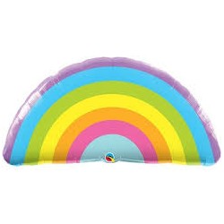 BALLON METALLIQUE ARC EN CIEL 91 CM