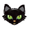 BALLON TETE DE CHAT NOIR 71 CM