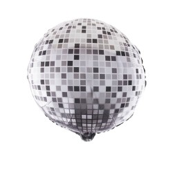 BALLON METALIQUE BOULE DISCO 46 CM