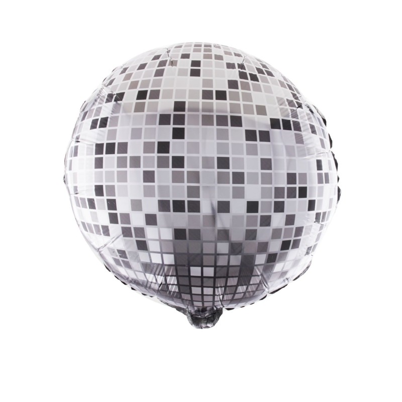 BALLON METALIQUE BOULE DISCO 46 CM