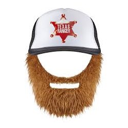 CASQUETTE TEXAS RANGERS AVEC BARBE 