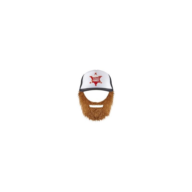 CASQUETTE TEXAS RANGERS AVEC BARBE 