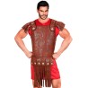 ARMURE DE ROMAIN OU CENTURION PLASTRON SIMILI CUIR MARRON TAILLE UNIQUE