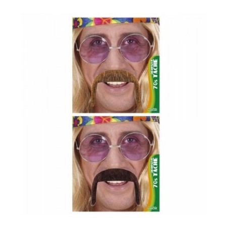 MOUSTACHE  70'S COULEUR ASSORTIES