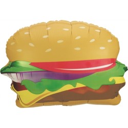 BALLON METALLIQUE HAMBURGER 71 CM